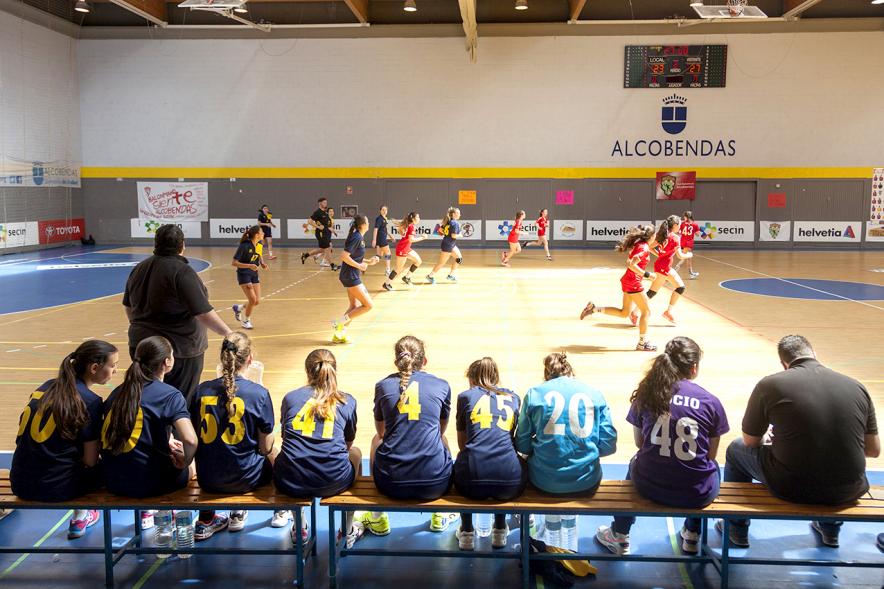 Campeonato de Balonmano Femenino - Imagen de un momento del partido.