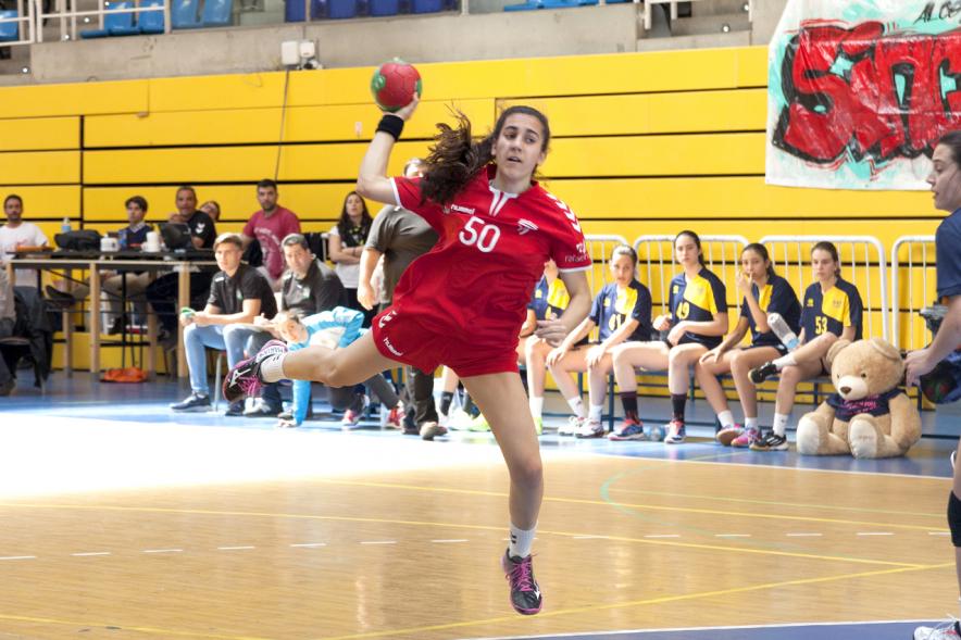 Campeonato de Balonmano Femenino - Imagen de un momento del partido.