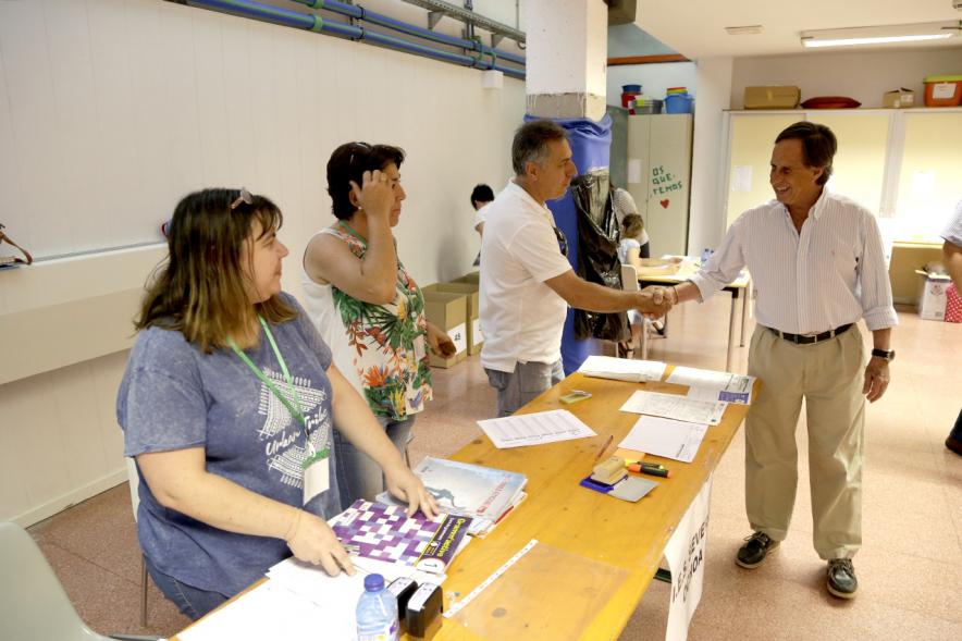 Recogida de Libros Banco de Municipal de Libros - Saludo del alcalde a los organizadores.