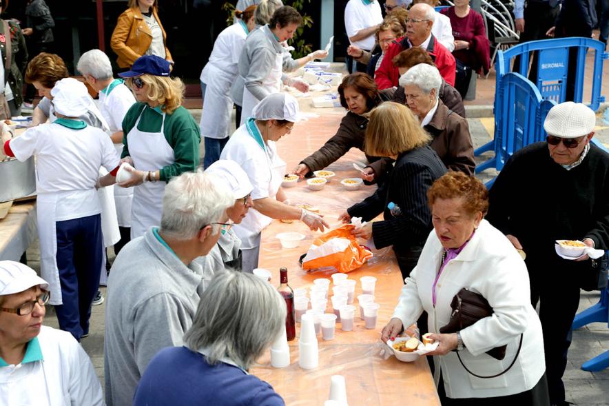 Degustación de cocido madrileño.