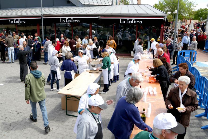 Degustación de cocido madrileño.