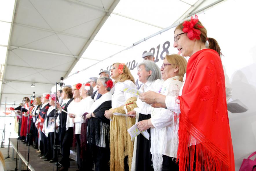 Coro en el escenario