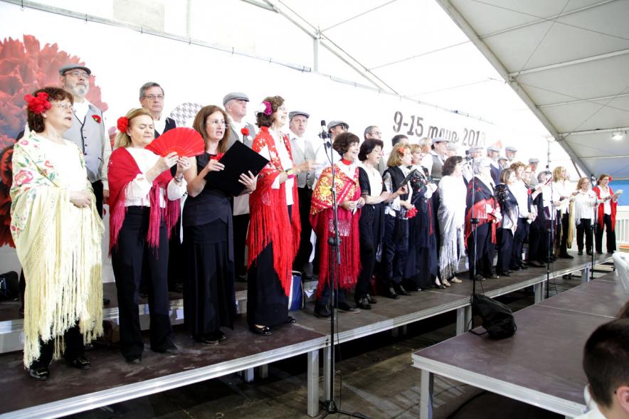 Coro en el escenario
