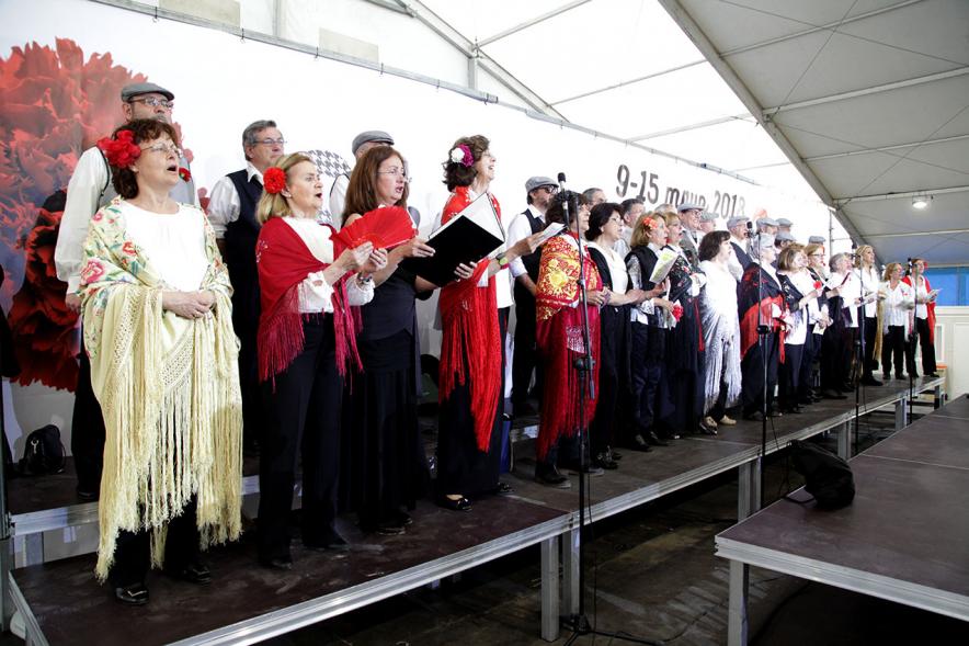 Coro en el escenario