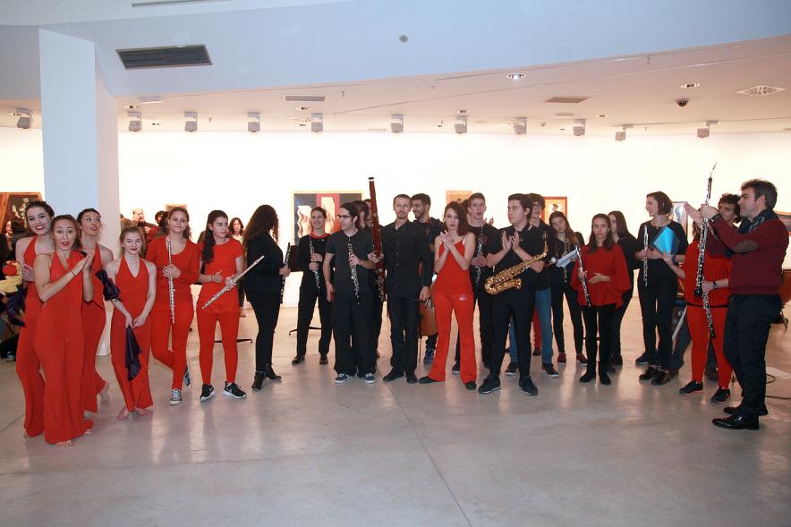 VIIª Entrega de las Becas de Música -  Grupo de artistas.