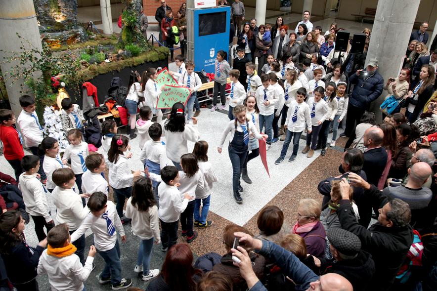 Niños durante el evento