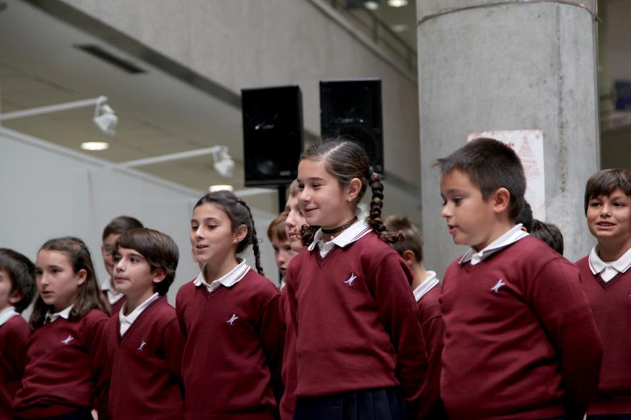 Niños durante el evento