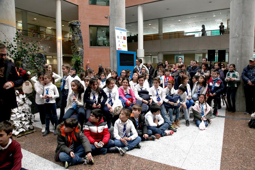 Niños durante el evento
