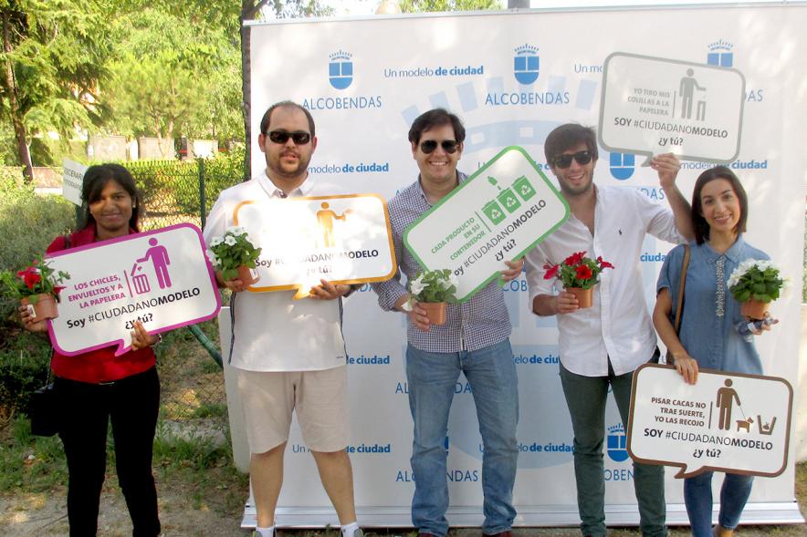 Día del Medio Ambiente - Bocadillos -  Participantes con mensajes.