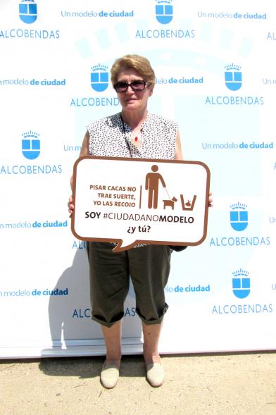 Día del Medio Ambiente - Bocadillos -Una participante con mensaje.