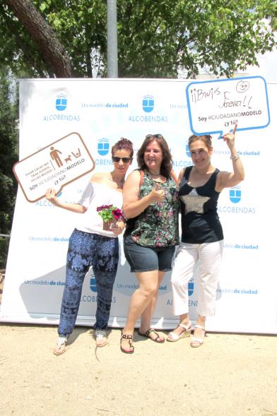 Día del Medio Ambiente - Bocadillos - Participantes con mensajes medioambientales.