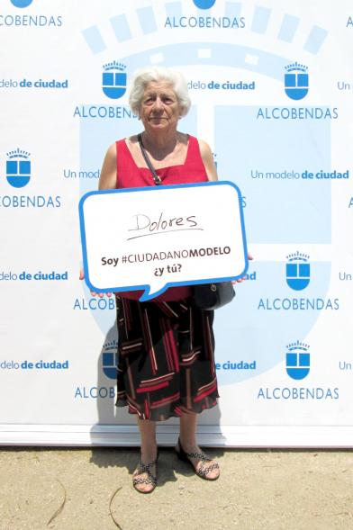 Día del Medio Ambiente - Bocadillos - Ciudadana con su mensaje medioambiental.