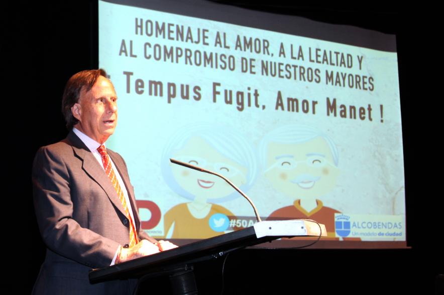 Ponente Alcalde Ignacio de Vinuesa. Homenaje Bodas de Oro 2018 