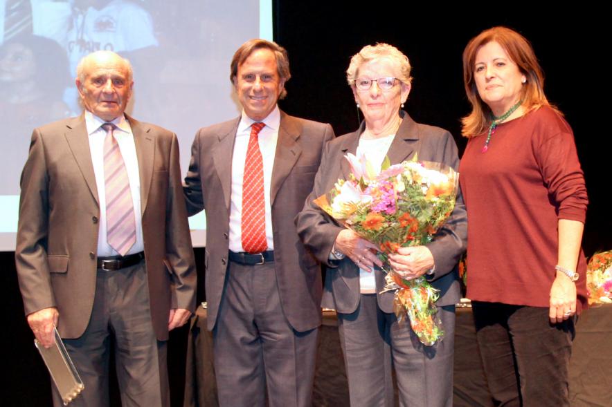 Pareja participante en el Homenaje Bodas de Oro 2018.