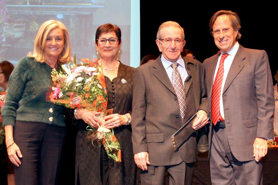 Pareja participante en el Homenaje Bodas de Oro 2018.