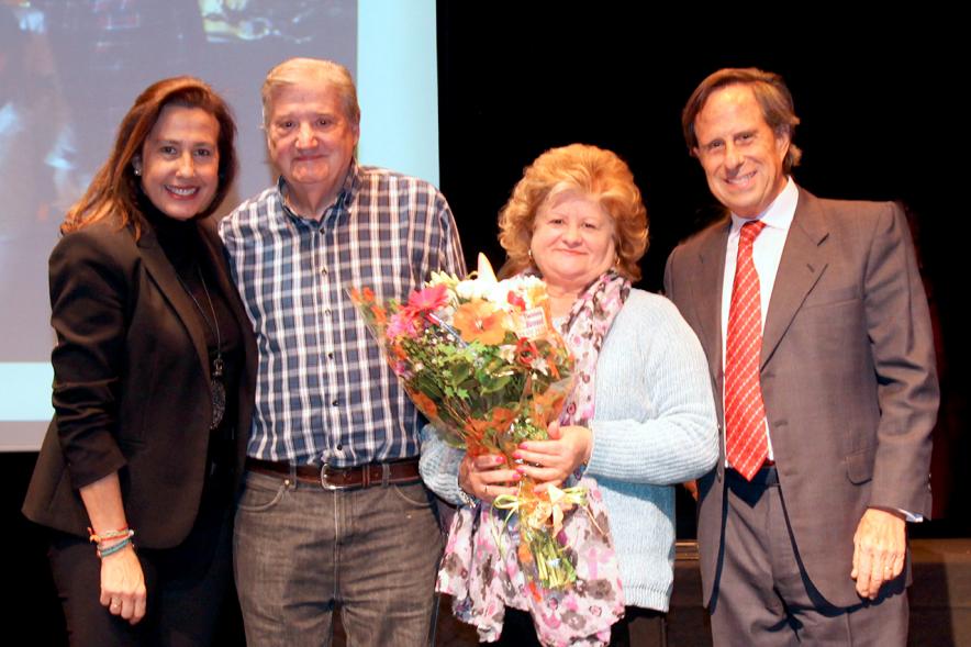 Pareja participante en el Homenaje Bodas de Oro 2018 