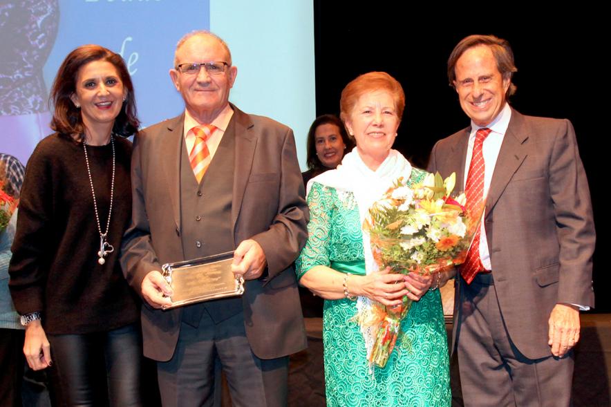 Pareja participante en el Homenaje Bodas de Oro 2018.
