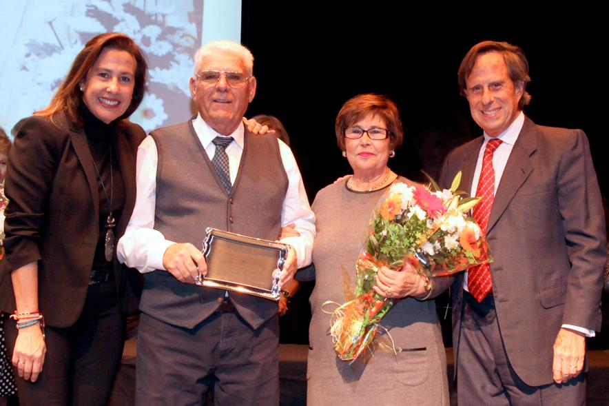 Pareja participante en el Homenaje Bodas de Oro 2018.