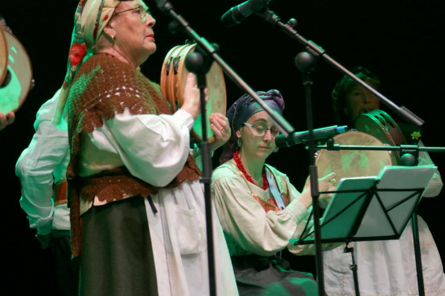 Fiesta del Bollu 2018 - Imagen de la parte musical del grupo de danza asturiano.