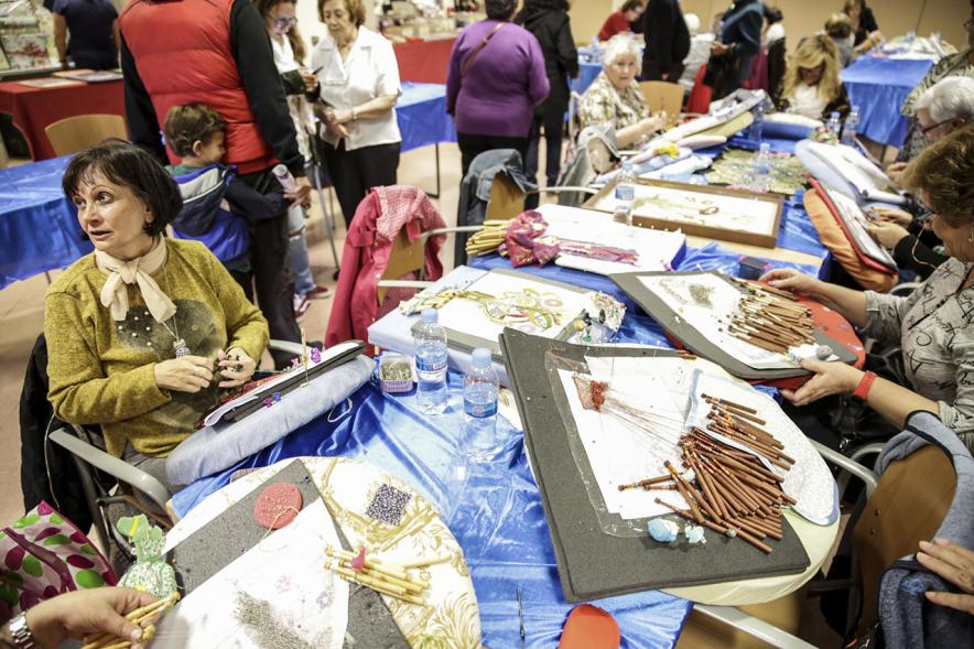 Bordadoras de bolillo, participantes. Festival Entrecasas 2019 - 