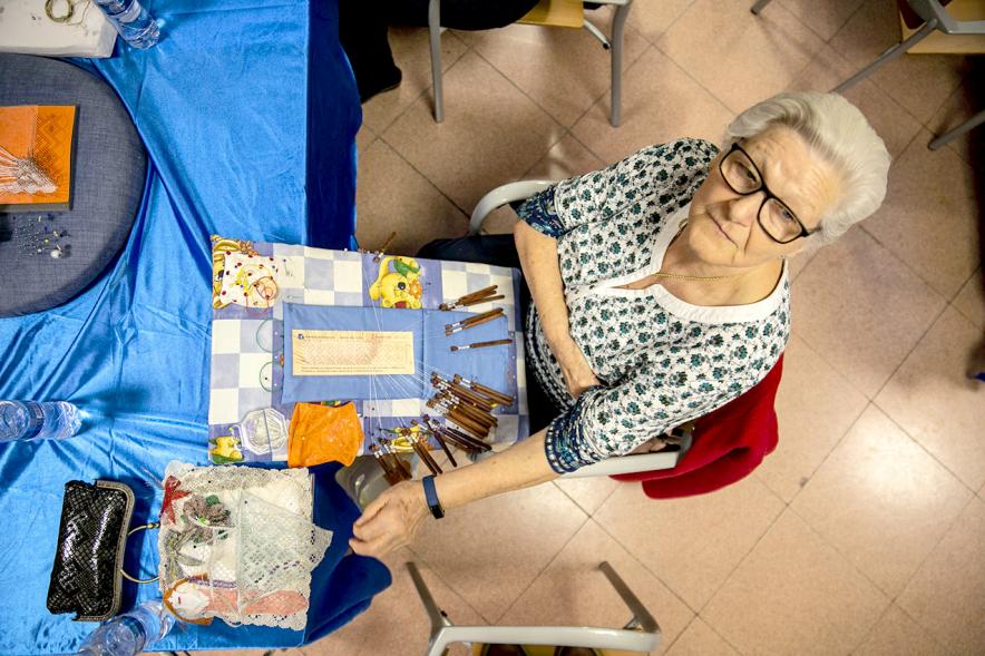 Bordadora participante. Festival Entrecasas 2019 -