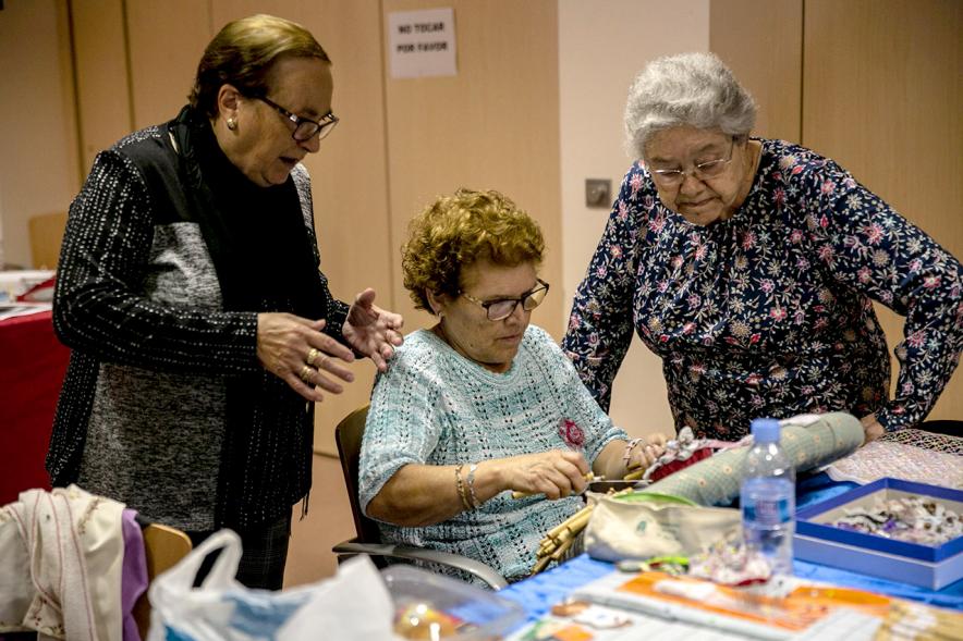 Bordadoras de bolillos. Participantes. Festival Entrecasas 2019 - 