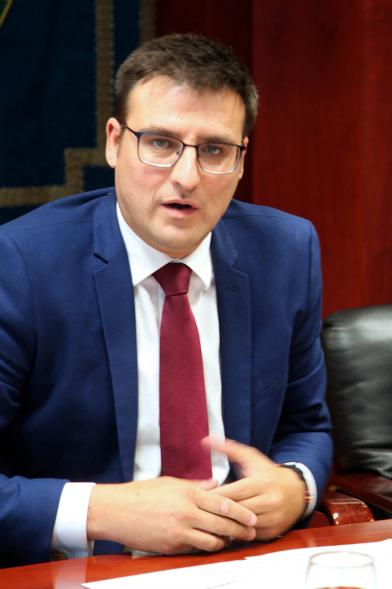 Presentación del Campeonato Europeo de Boxeo Femenino - Imagen de un momento de la presentación donde podemos ver al  vicealcalde Miguel Ángel Arranz.