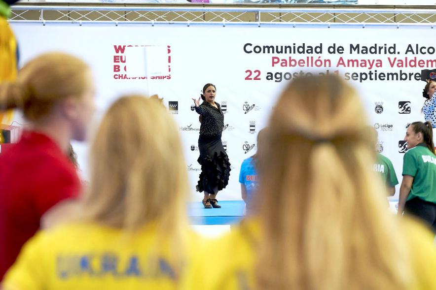 Inauguración Campeonato de Boxeo Amateur Femenino - Imagen de un momento de la inauguración del Campeonato de Boxeo Amateur Femenino, una actuación de flamenco.