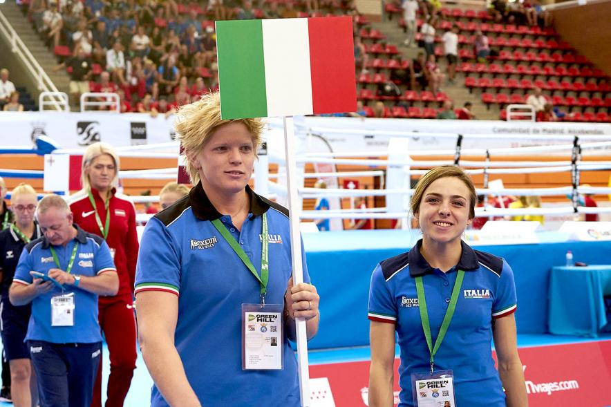 Inauguración Campeonato de Boxeo Amateur Femenino - Imagen de un momento de la inauguración del Campeonato de Boxeo Amateur Femenino, el desfile de los países participantes.