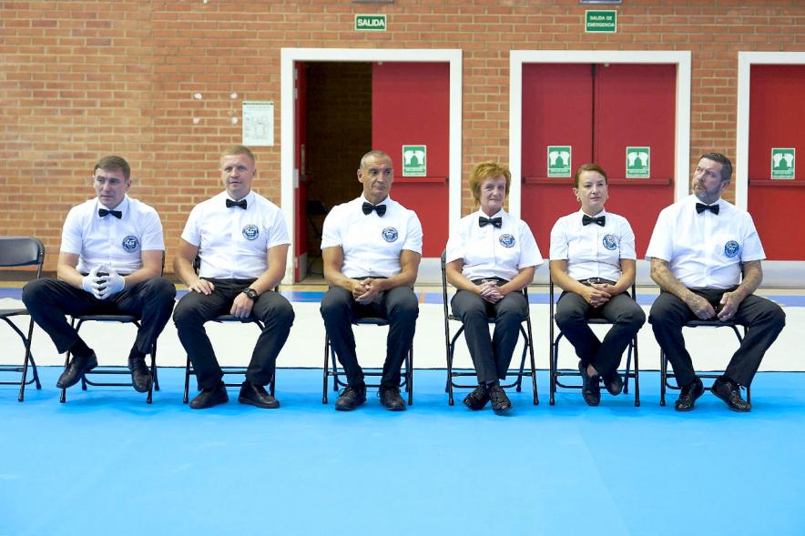 Inauguración Campeonato de Boxeo Amateur Femenino - Imagen de los árbitros de los combates.