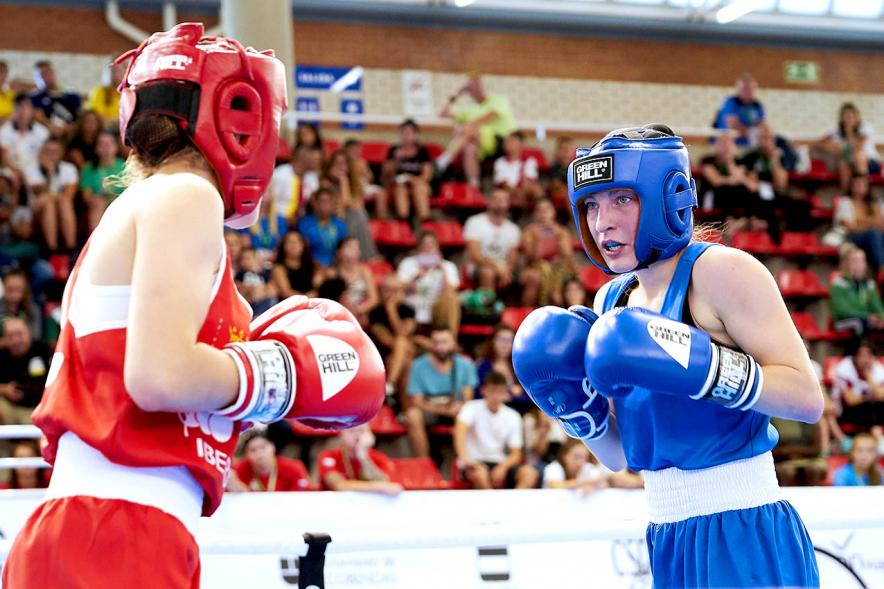 Inauguración Campeonato de Boxeo Amateur Femenino -  Imagen de un momento de un combate del Campeonato de Boxeo Amateur Femenino.