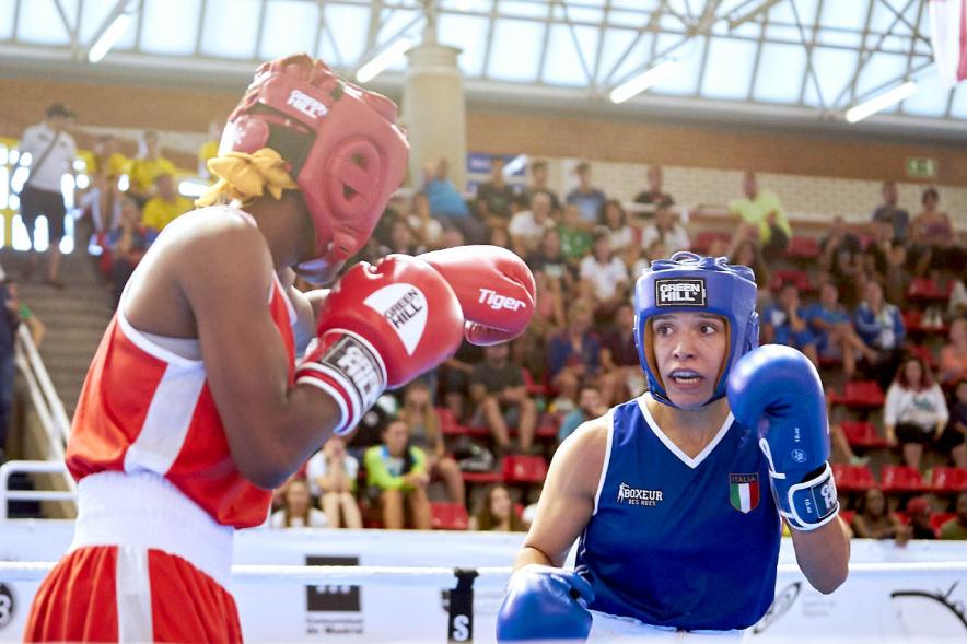 Inauguración Campeonato de Boxeo Amateur Femenino -  Imagen de un momento de un combate del Campeonato de Boxeo Amateur Femenino.