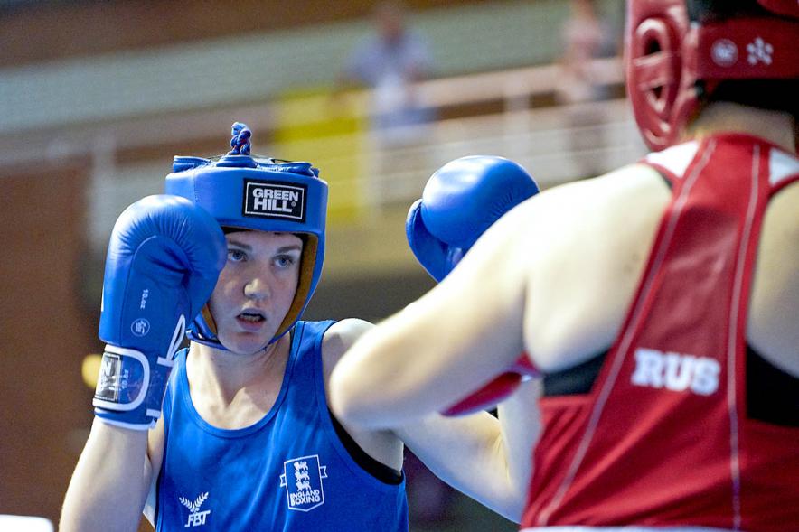 Inauguración Campeonato de Boxeo Amateur Femenino -  Imagen de un momento de un combate del Campeonato de Boxeo Amateur Femenino.
