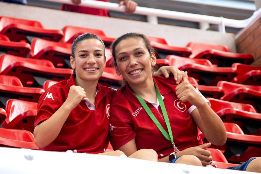 Inauguración Campeonato de Boxeo Amateur Femenino - Imagen de unas participantes en el Campeonato de Boxeo Amateur Femenino. 