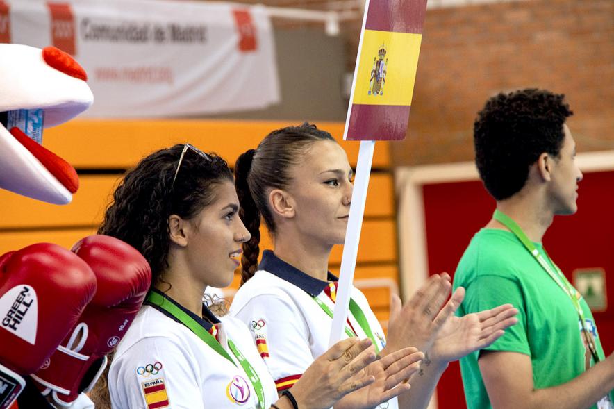 Inauguración Campeonato de Boxeo Amateur Femenino - Imagen de un momento de la inauguración del Campeonato de Boxeo Amateur Femenino, el desfile de las participantes españolas.
