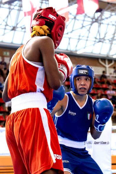Inauguración Campeonato de Boxeo Amateur Femenino -  Imagen de un momento de un combate del Campeonato de Boxeo Amateur Femenino.