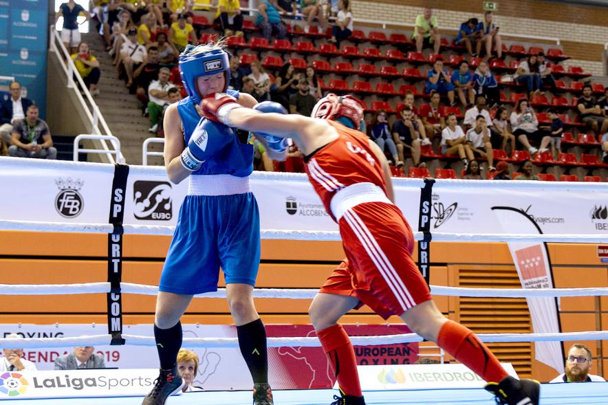 Inauguración Campeonato de Boxeo Amateur Femenino -  Imagen de un momento de un combate del Campeonato de Boxeo Amateur Femenino.