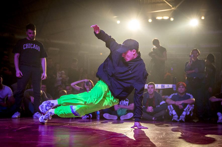 Participante. Competición de Break Dance en La Esfera -2020
