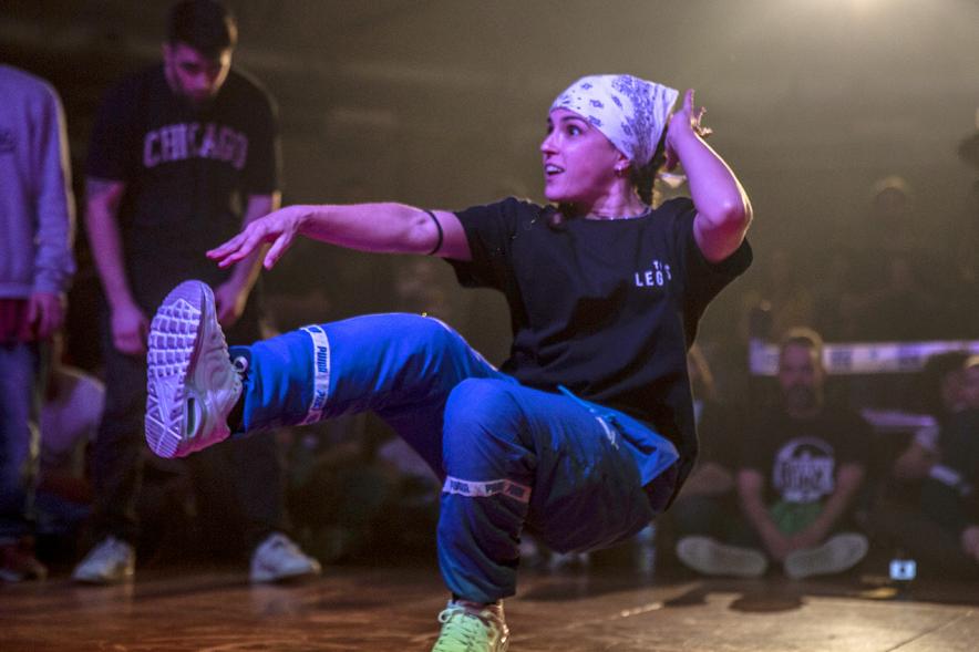 Participante. Competición de Break Dance en La Esfera - 2020