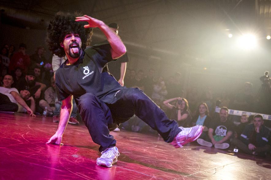 Participante. Competición de Break Dance en La Esfera - 2020