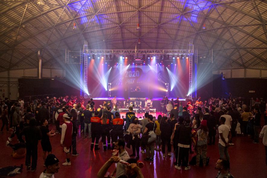 Participantes. Competición de Break Dance en La Esfera -2020