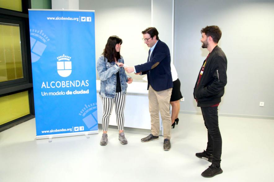Momento de la entrega de premios