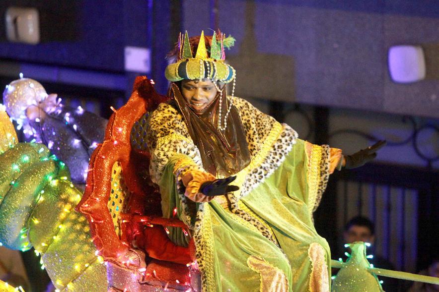 Cabalgata de Reyes 2017 - Imagen del Rey Baltasar.