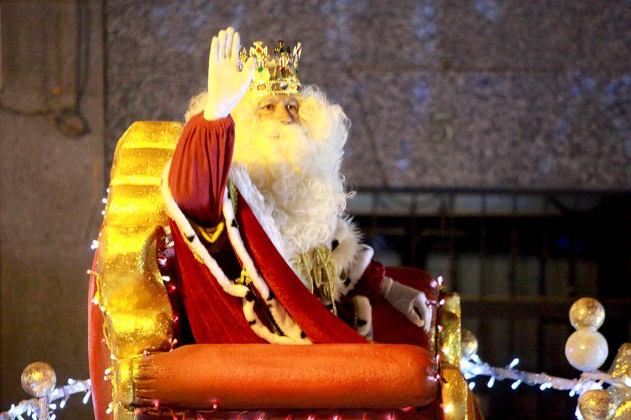 Cabalgata de Reyes 2017 - Imagen del Rey Melchor.
