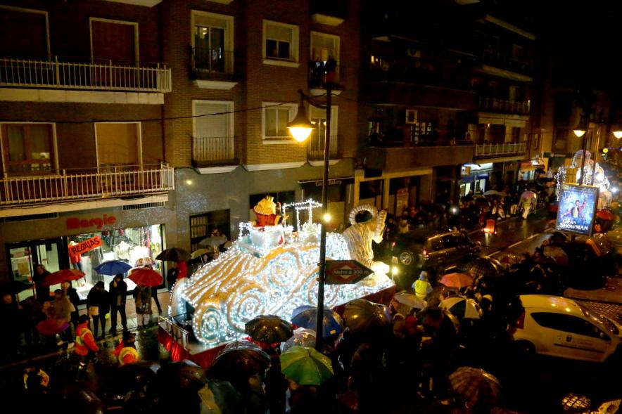 Cabalgata de Reyes 2018 - Imagen de la carroza de uno de los Reyes Magos.