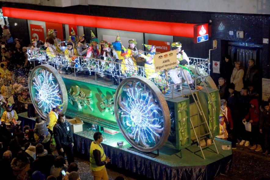 Cabalgata de Reyes 2017 -Imagen de una de las carrozas.
