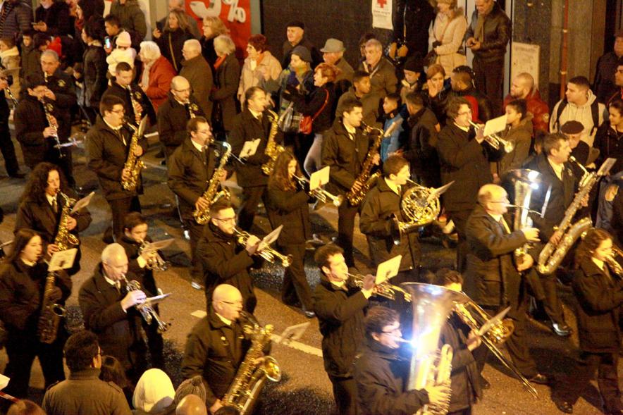 Cabalgata de Reyes 2017 - Imagen de la banda de música durante el desfile.