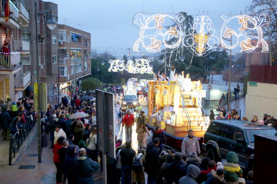 Cabalgata de Reyes 2018 - Imagen vista panorámica de un momento de la cabalgata.