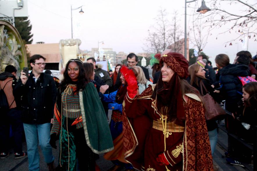 Cabalgata de Reyes 2017 -  Imagen de personajes participantes en el desfile.