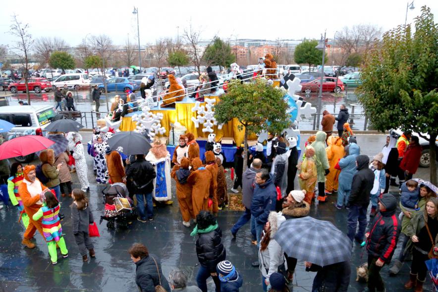 Cabalgata de Reyes 2018 - Imagen vista panorámica del comienzo de la cabalgata.
